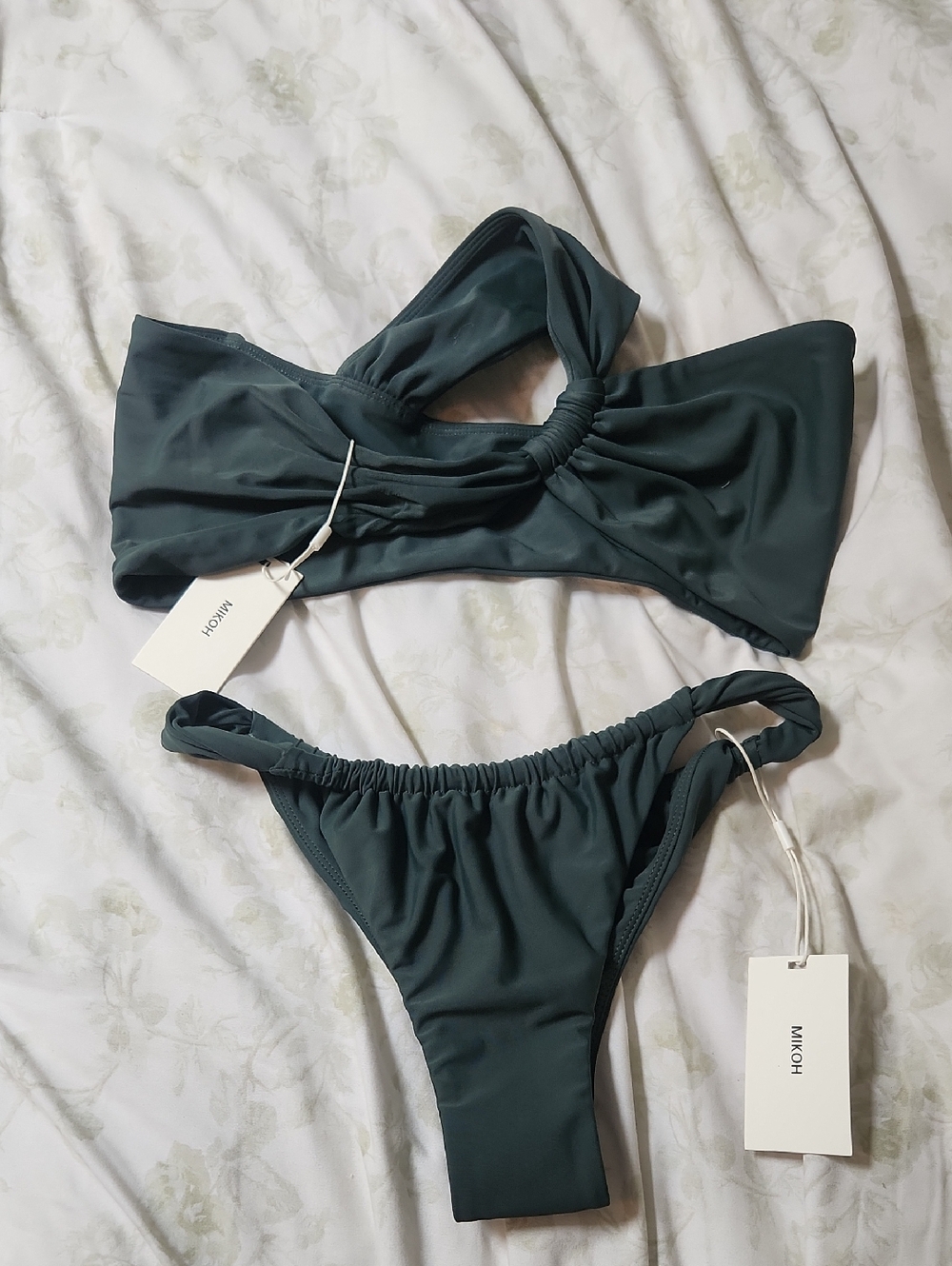 Mikoh NWT petrol Swim Set